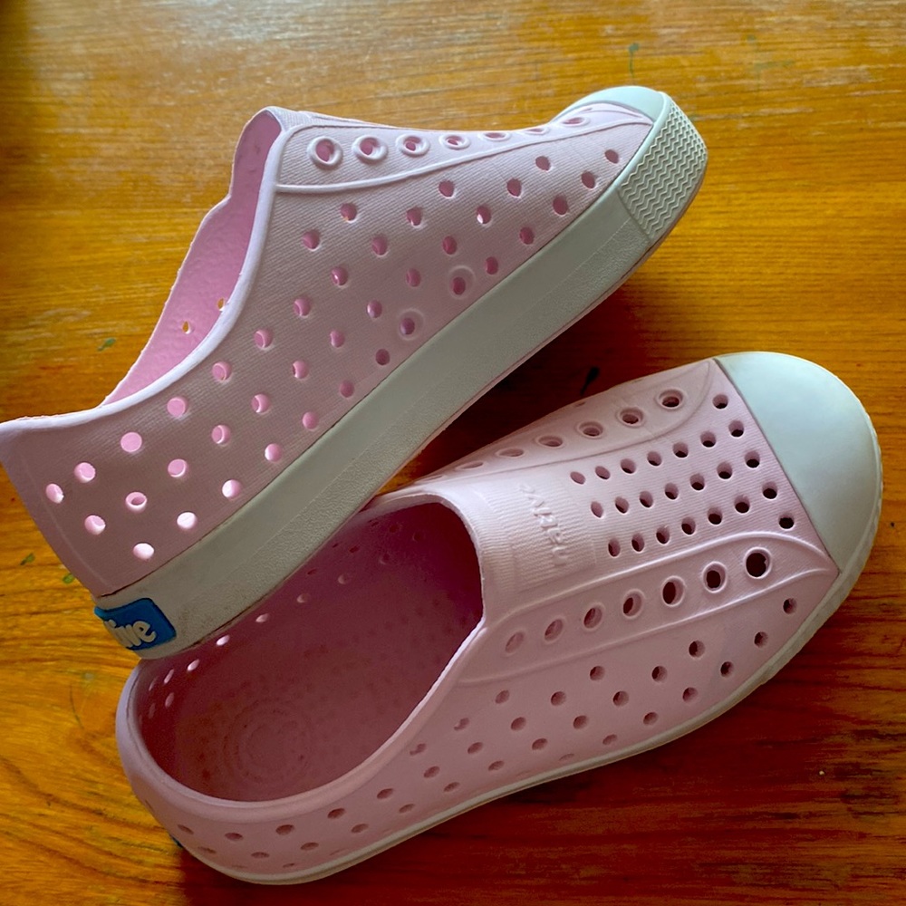 Baby pink NATIVE C11 girls Vegan shoes JEFFERSON